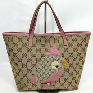 GUCCI Monogram Mini Zoo Bird - Pink